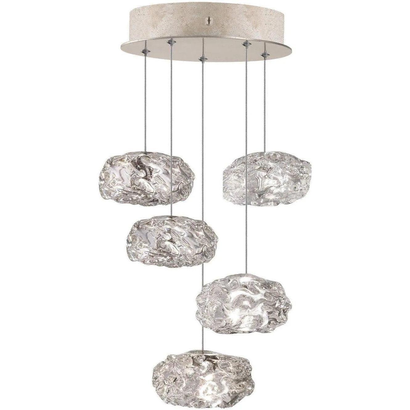 Fine Art Handcrafted Lighting - Natural Inspirations 12-Inch Five Light Pendant - 852440-21LD - Canada Light Shop