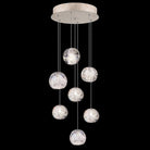 Fine Art Handcrafted Lighting - Natural Inspirations 14-Inch Seven Light Pendant - 852640-102LD - Canada Light Shop