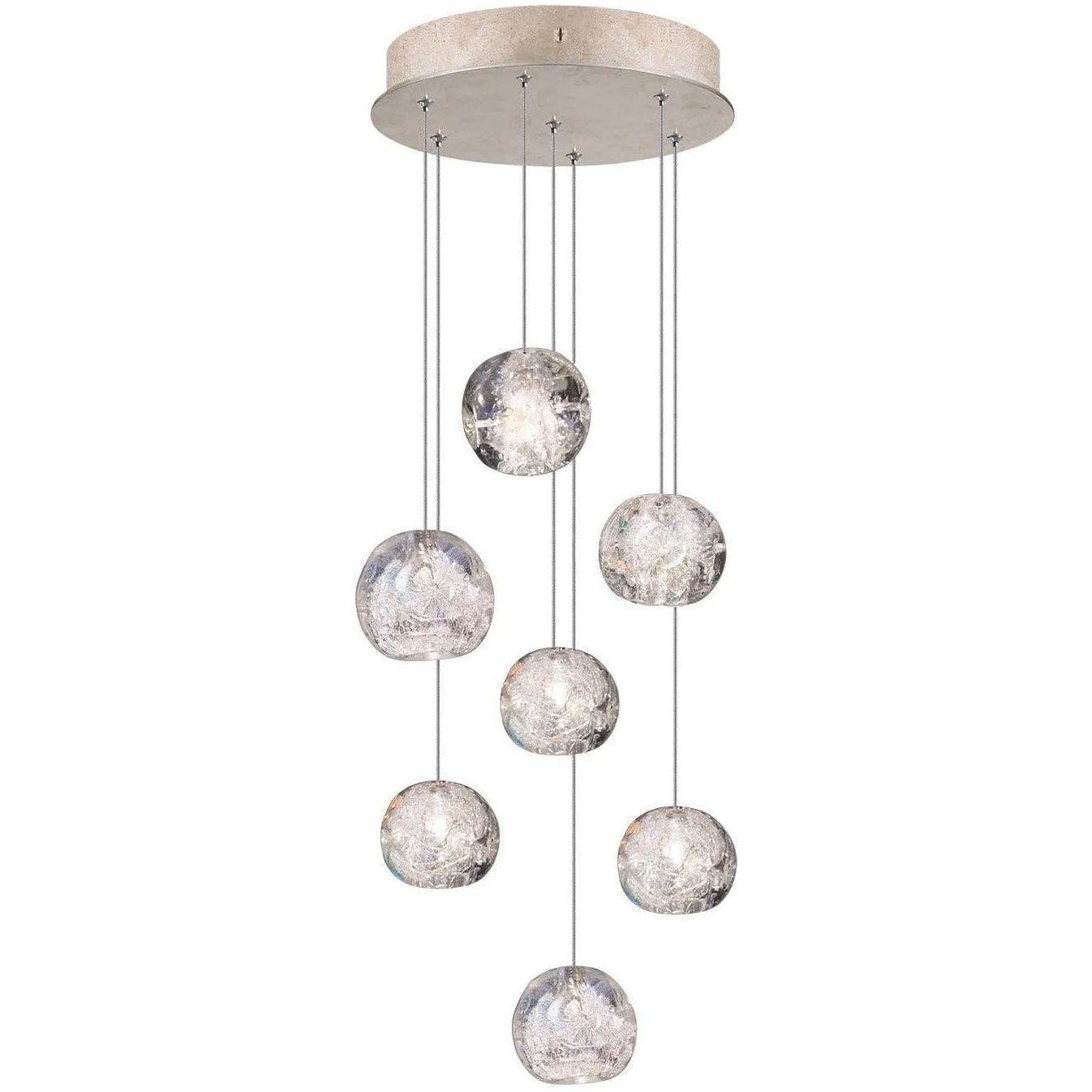 Fine Art Handcrafted Lighting - Natural Inspirations 14-Inch Seven Light Pendant - 852640-206LD | Canada Light Shop