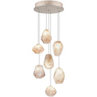 Fine Art Handcrafted Lighting - Natural Inspirations 14-Inch Seven Light Pendant - 852640-24LD - Canada Light Shop