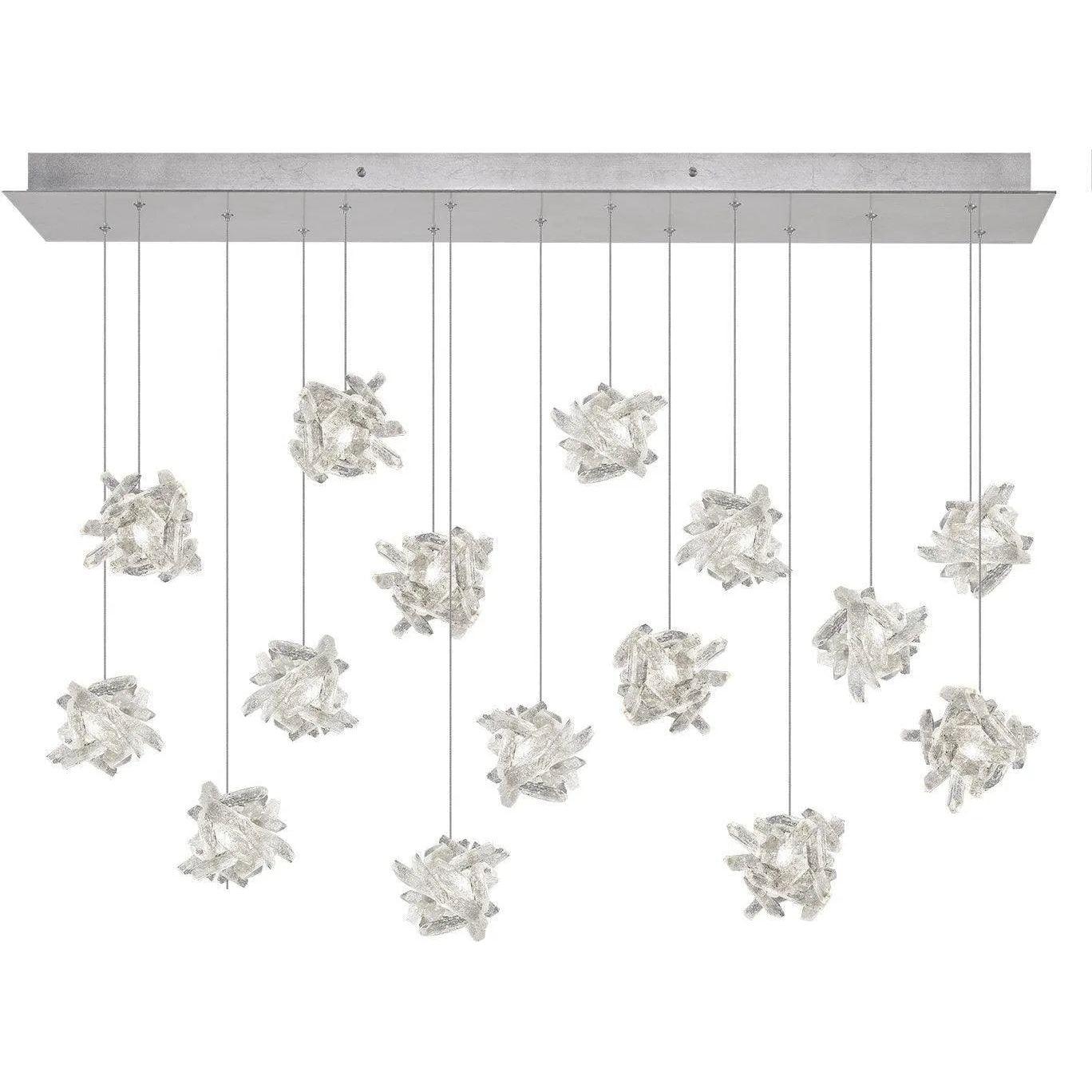 Fine Art Handcrafted Lighting - Natural Inspirations 48-Inch 15 Light Pendant - 853740-102LD - Canada Light Shop