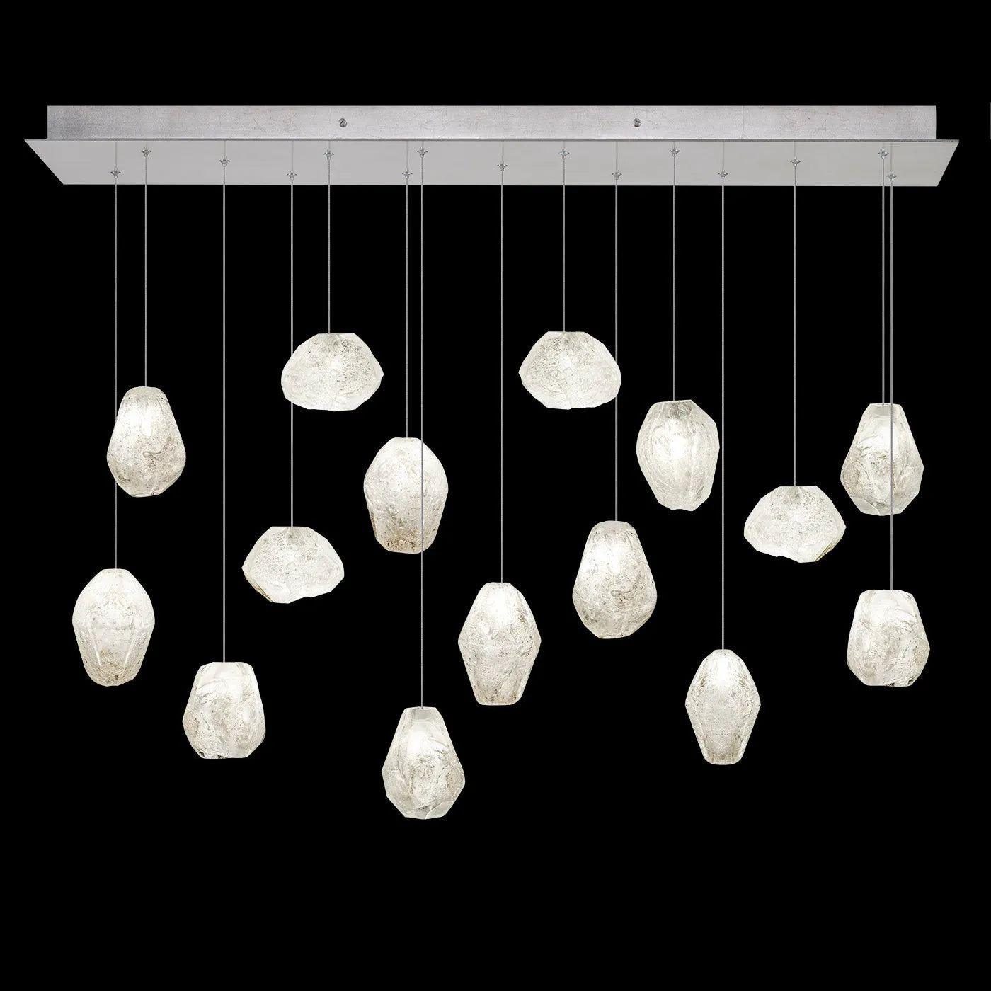 Fine Art Handcrafted Lighting - Natural Inspirations 48-Inch 15 Light Pendant - 853740-102LD - Canada Light Shop