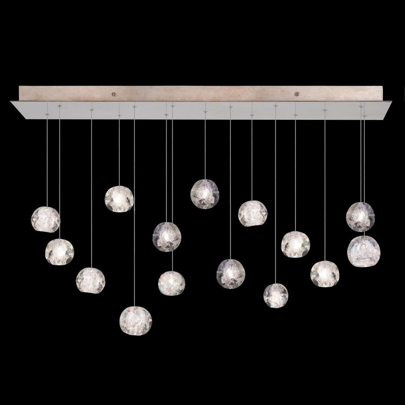 Fine Art Handcrafted Lighting - Natural Inspirations 48-Inch 15 Light Pendant - 853740-102LD - Canada Light Shop
