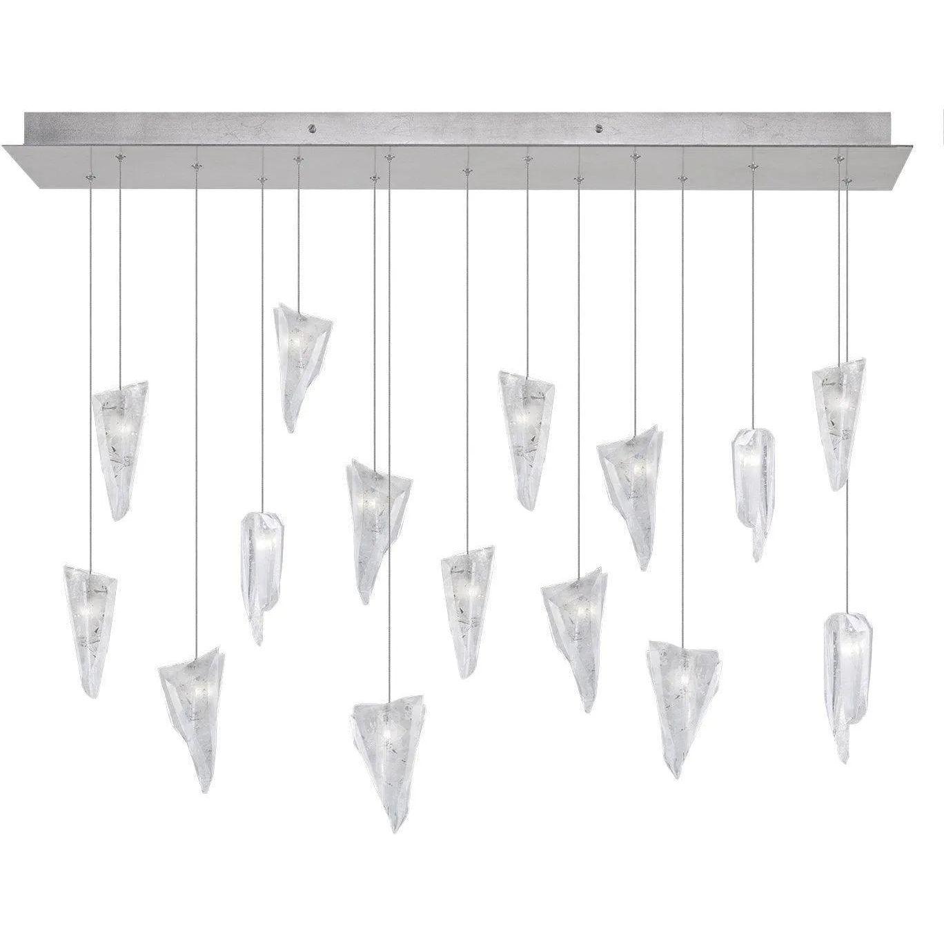 Fine Art Handcrafted Lighting - Natural Inspirations 48-Inch 15 Light Pendant - 853740-108LD - Canada Light Shop