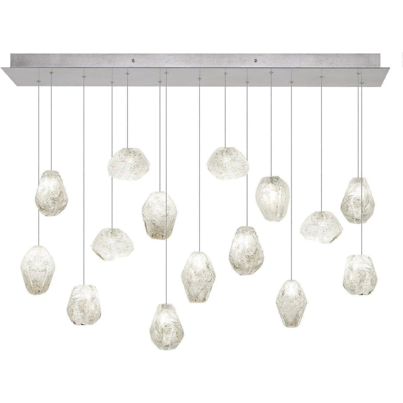 Fine Art Handcrafted Lighting - Natural Inspirations 48-Inch 15 Light Pendant - 853740-13LD - Canada Light Shop