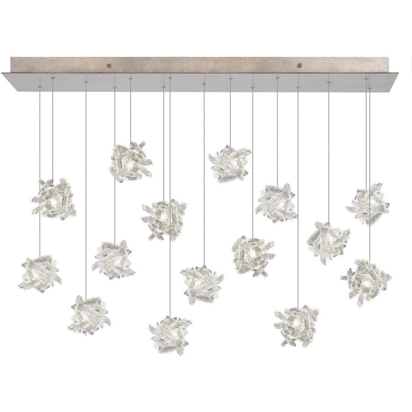 Fine Art Handcrafted Lighting - Natural Inspirations 48-Inch 15 Light Pendant - 853740-202LD - Canada Light Shop