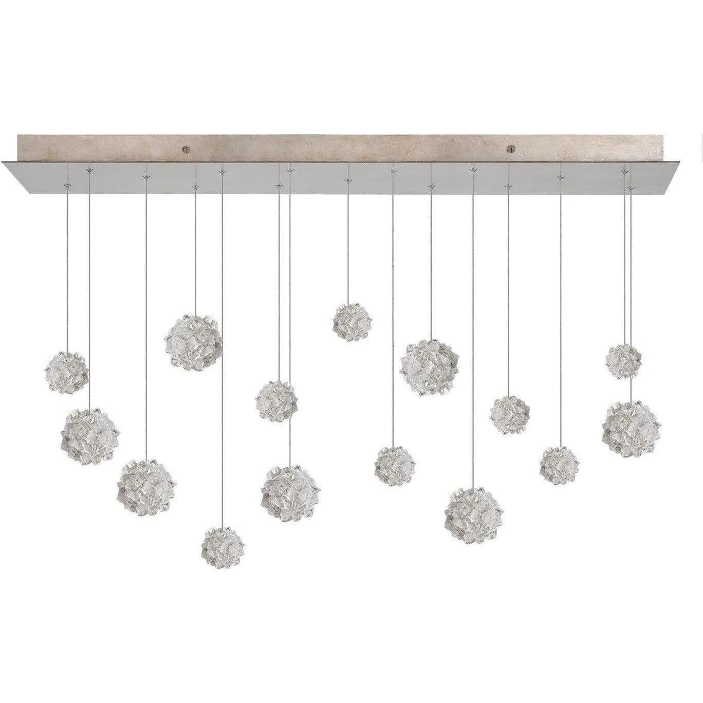 Fine Art Handcrafted Lighting - Natural Inspirations 48-Inch 15 Light Pendant - 853740-205LD - Canada Light Shop