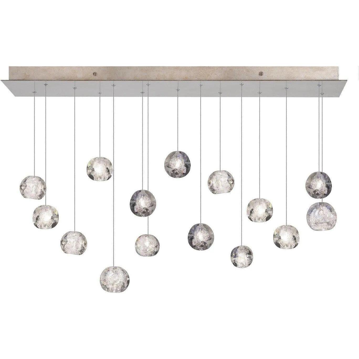 Fine Art Handcrafted Lighting - Natural Inspirations 48-Inch 15 Light Pendant - 853740-206LD - Canada Light Shop