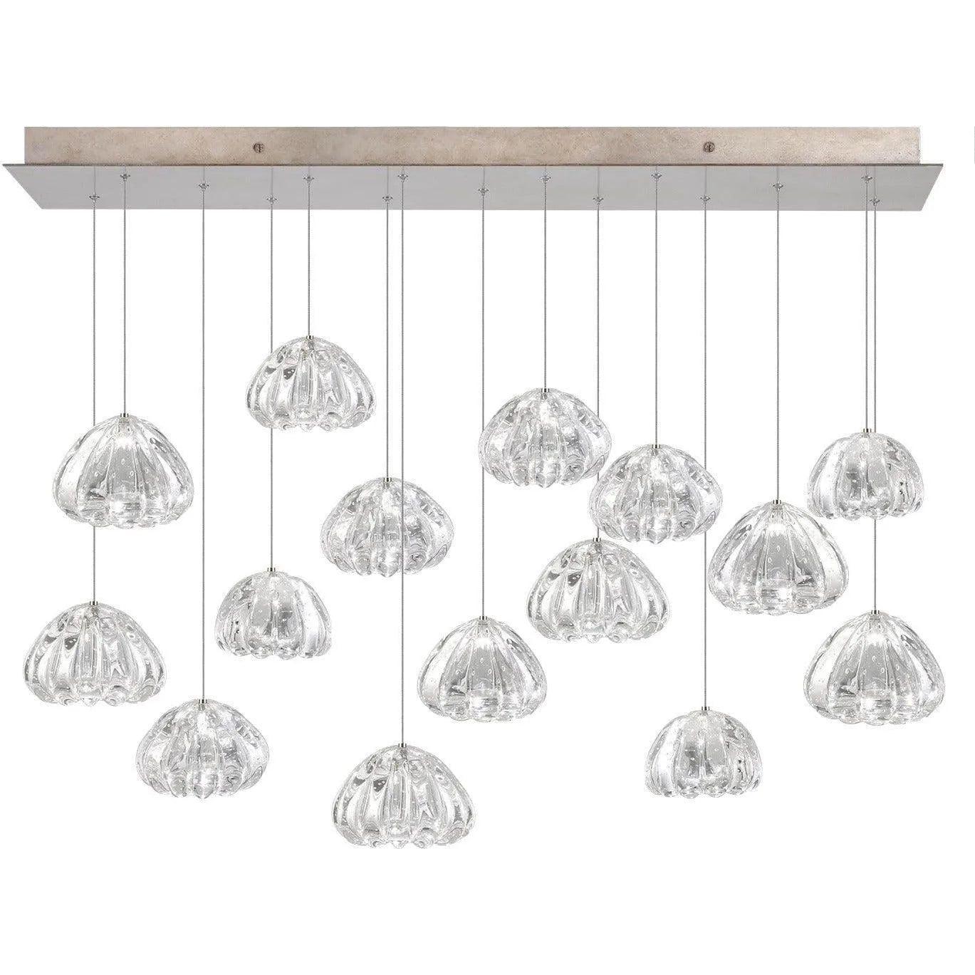 Fine Art Handcrafted Lighting - Natural Inspirations 48-Inch 15 Light Pendant - 853740-207LD - Canada Light Shop