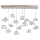 Fine Art Handcrafted Lighting - Natural Inspirations 48-Inch 15 Light Pendant - 853740-207LD - Canada Light Shop