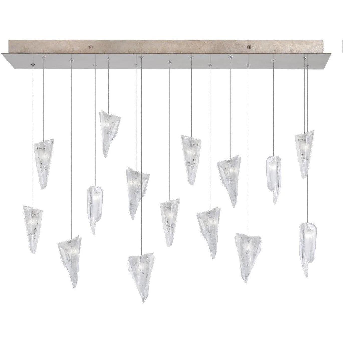 Fine Art Handcrafted Lighting - Natural Inspirations 48-Inch 15 Light Pendant - 853740-208LD - Canada Light Shop