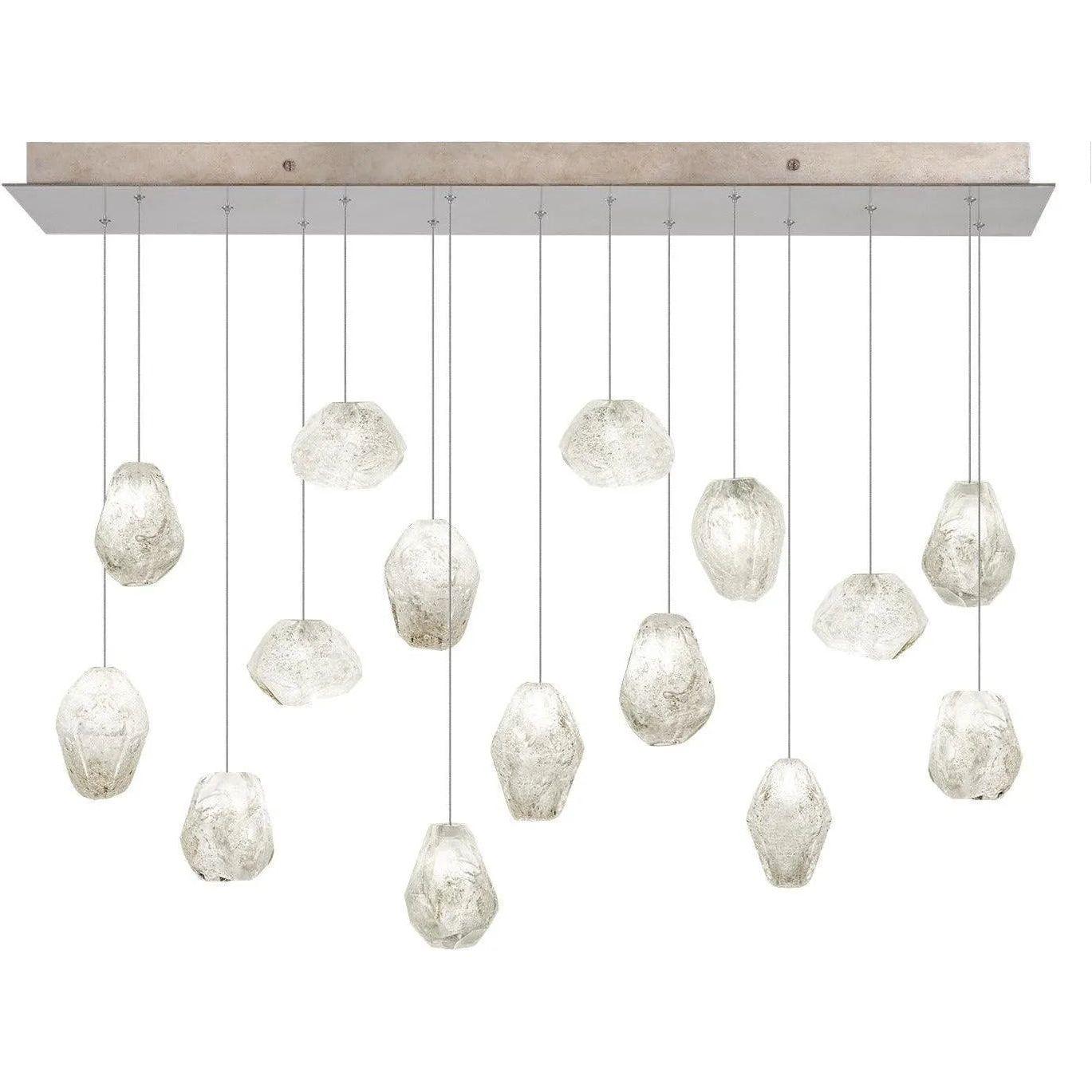 Fine Art Handcrafted Lighting - Natural Inspirations 48-Inch 15 Light Pendant - 853740-23LD - Canada Light Shop