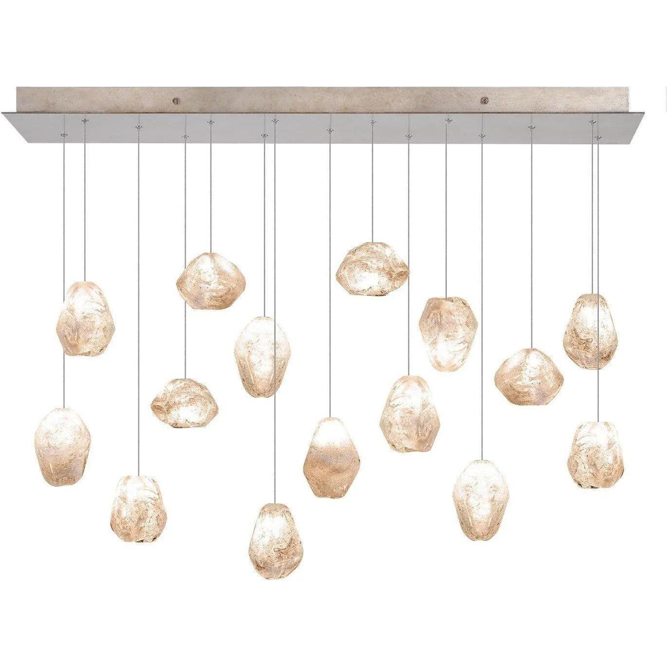 Fine Art Handcrafted Lighting - Natural Inspirations 48-Inch 15 Light Pendant - 853740-24LD - Canada Light Shop