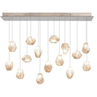 Fine Art Handcrafted Lighting - Natural Inspirations 48-Inch 15 Light Pendant - 853740-24LD - Canada Light Shop