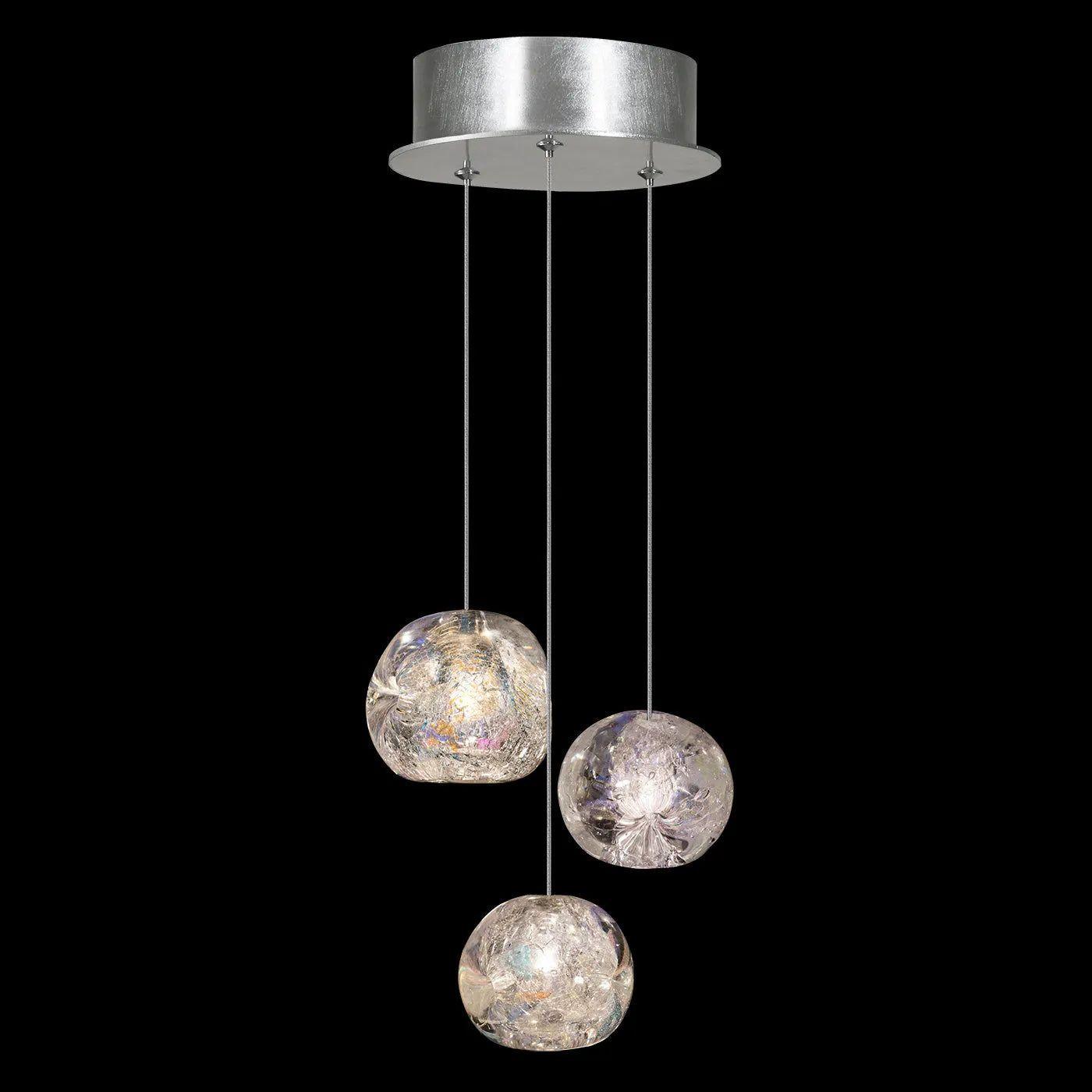 Fine Art Handcrafted Lighting - Natural Inspirations 9-Inch Three Light Pendant - 852340-102LD - Canada Light Shop