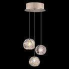 Fine Art Handcrafted Lighting - Natural Inspirations 9-Inch Three Light Pendant - 852340-102LD - Canada Light Shop
