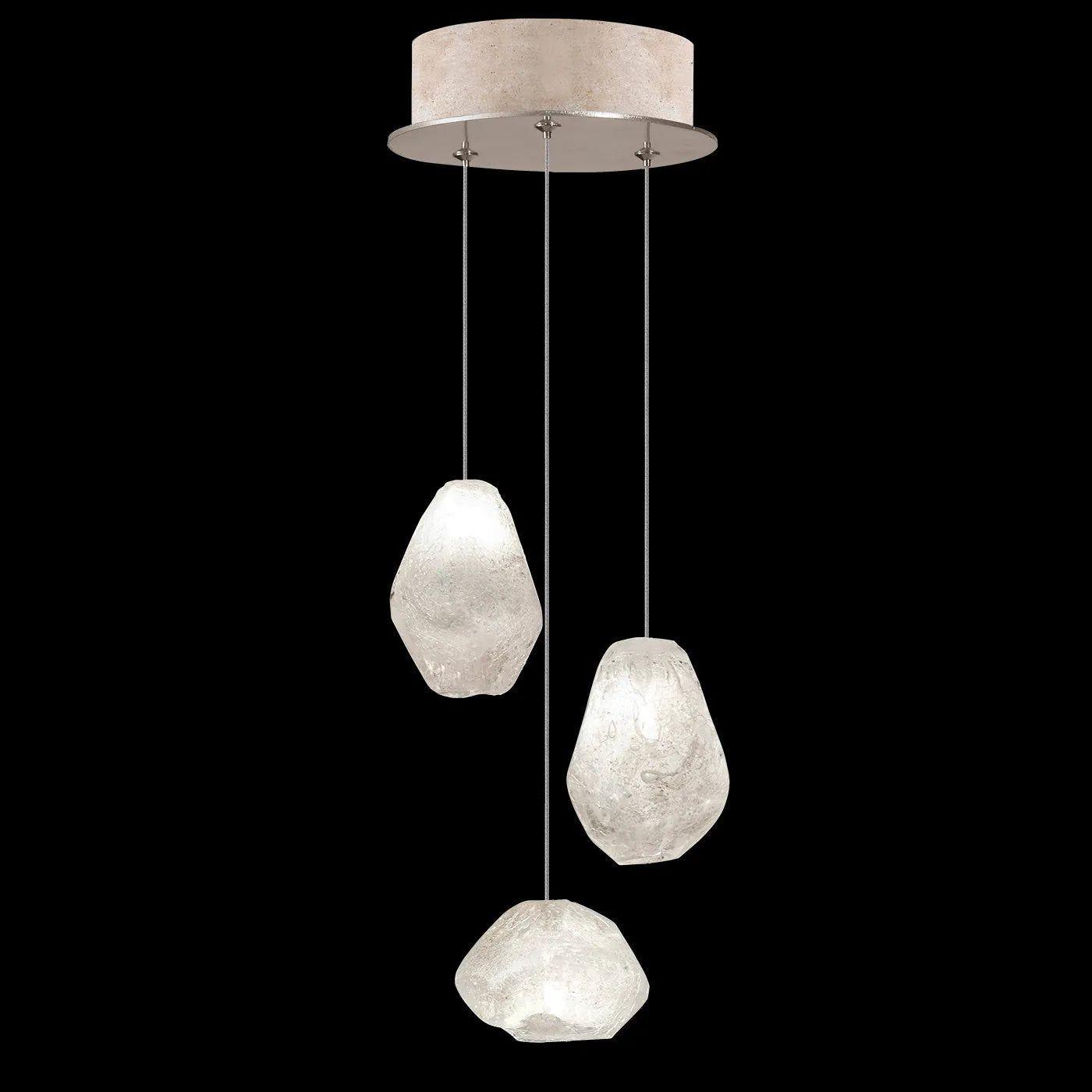Fine Art Handcrafted Lighting - Natural Inspirations 9-Inch Three Light Pendant - 852340-102LD - Canada Light Shop