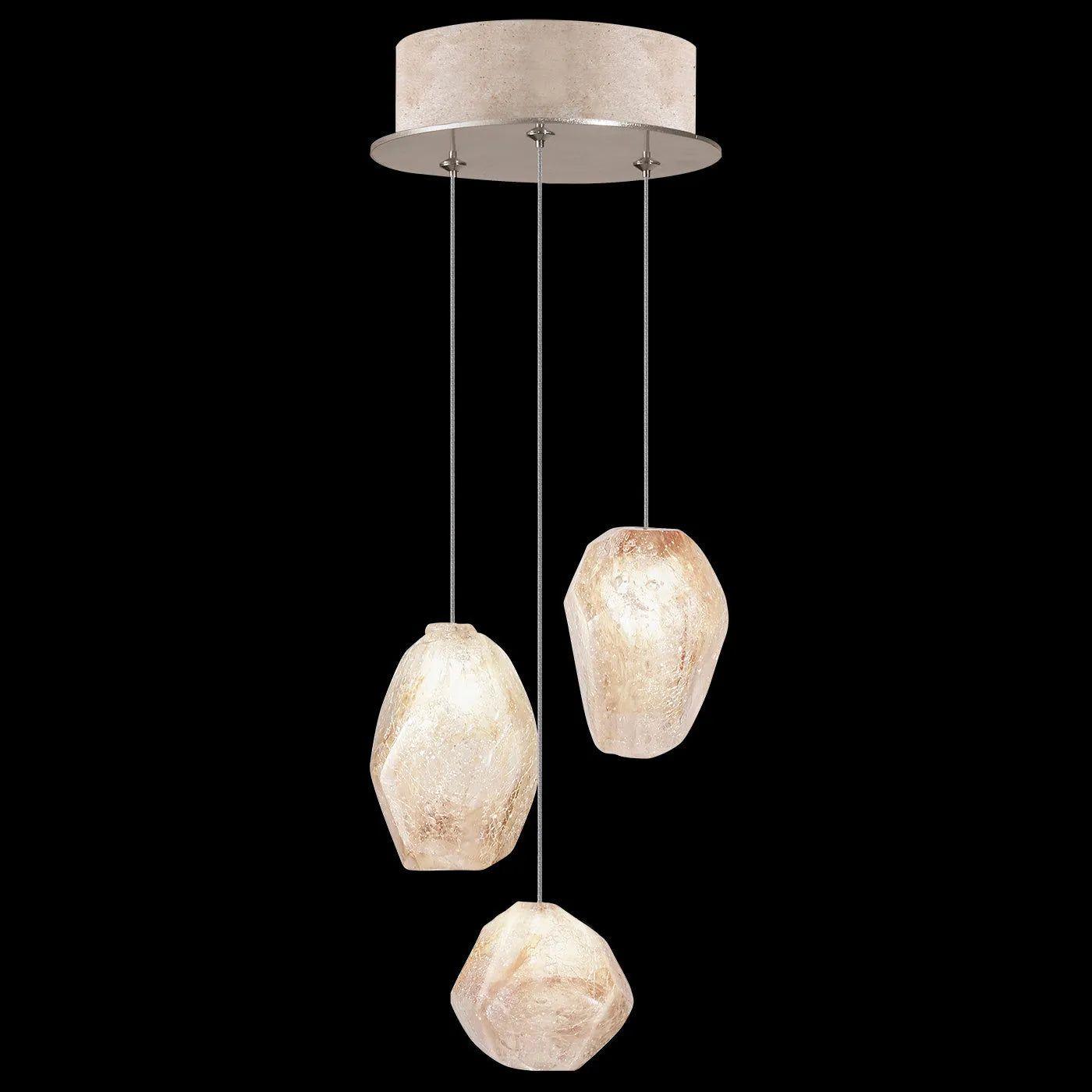 Fine Art Handcrafted Lighting - Natural Inspirations 9-Inch Three Light Pendant - 852340-102LD - Canada Light Shop