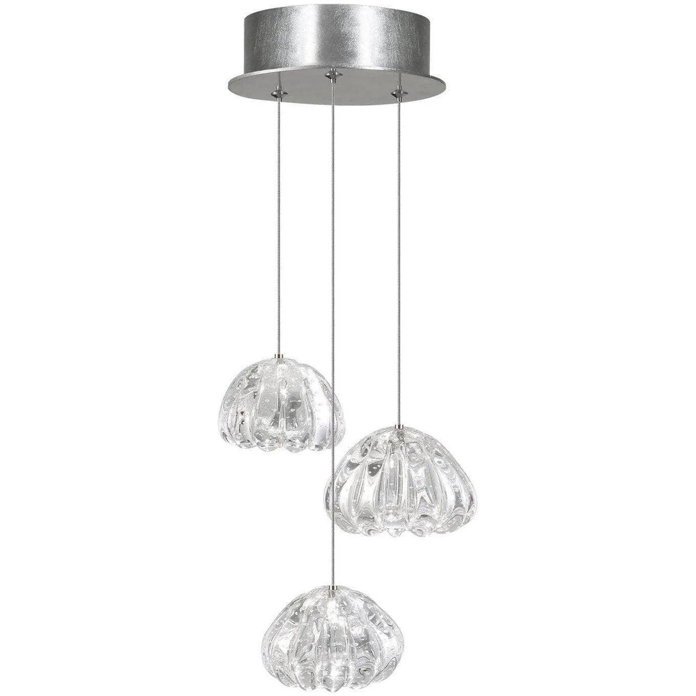 Fine Art Handcrafted Lighting - Natural Inspirations 9-Inch Three Light Pendant - 852340-107LD - Canada Light Shop
