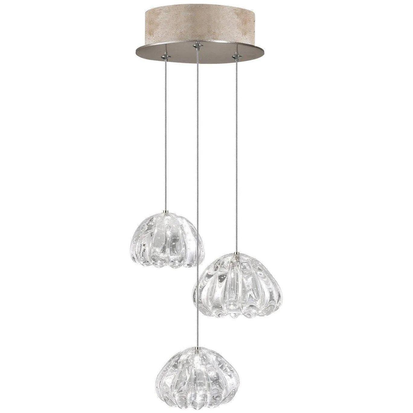 Fine Art Handcrafted Lighting - Natural Inspirations 9-Inch Three Light Pendant - 852340-207LD - Canada Light Shop
