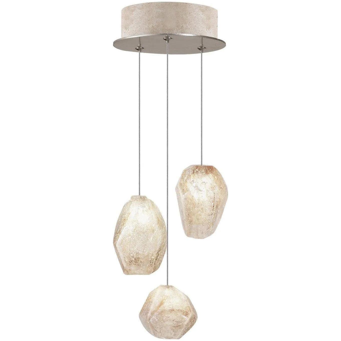 Fine Art Handcrafted Lighting - Natural Inspirations 9-Inch Three Light Pendant - 852340-24LD - Canada Light Shop