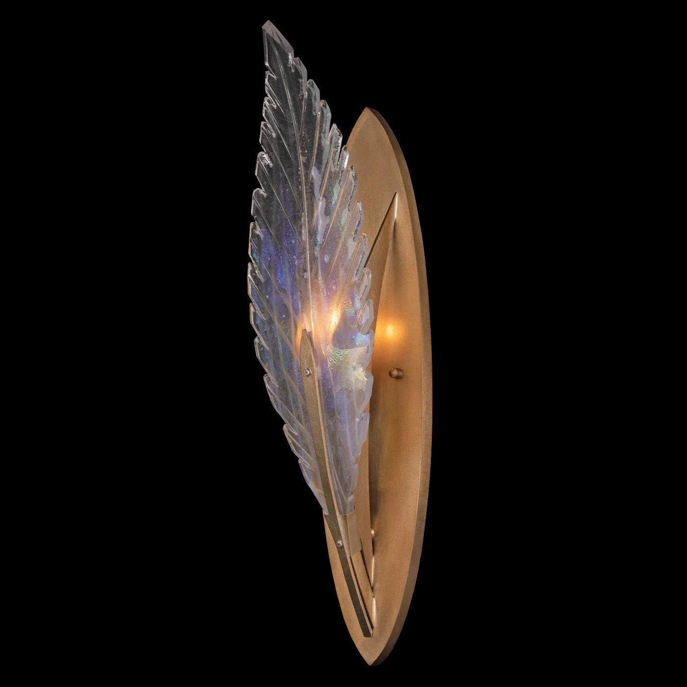 Fine Art Handcrafted Lighting - Plume 21-Inch One Light Wall Sconce - 894550-11ST - Canada Light Shop