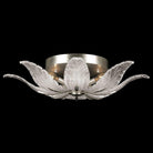 Fine Art Handcrafted Lighting - Plume 28-Inch Four Light Flush Mount - 894140-11ST - Canada Light Shop
