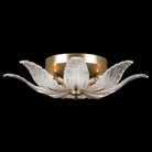 Fine Art Handcrafted Lighting - Plume 28-Inch Four Light Flush Mount - 894140-21ST - Canada Light Shop