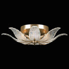 Fine Art Handcrafted Lighting - Plume 28-Inch Four Light Flush Mount - 894140-2ST - Canada Light Shop