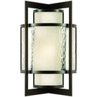 Fine Art Handcrafted Lighting - Singapore Moderne Outdoor 19-Inch Two Light Outdoor Wall Sconce - 818181ST - Canada Light Shop