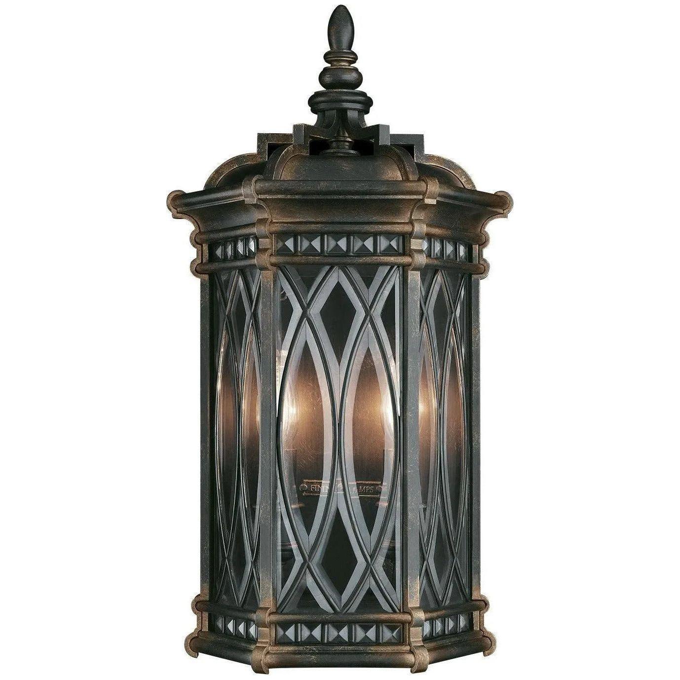 Fine Art Handcrafted Lighting - Warwickshire 21-Inch Two Light Outdoor Coupe - 611881ST - Canada Light Shop