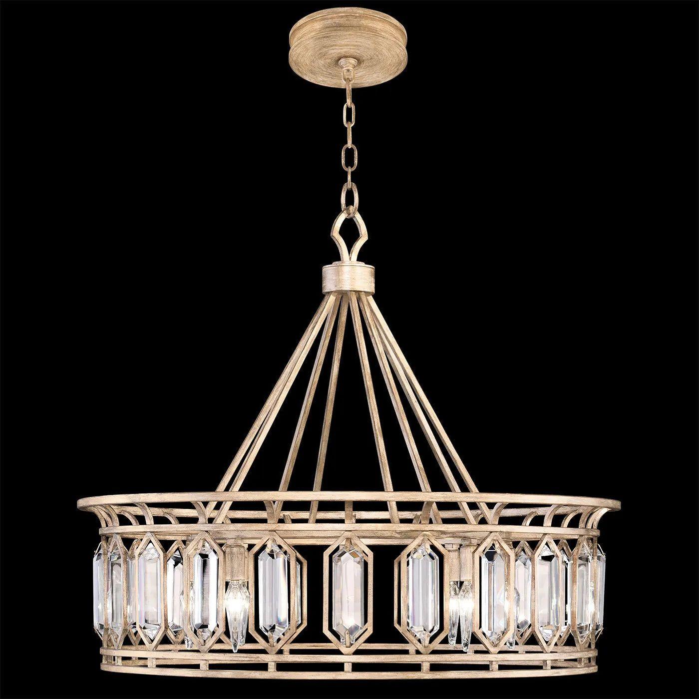 Fine Art Handcrafted Lighting - Westminster 30-Inch Eight Light Pendant - 885540-1ST - Canada Light Shop