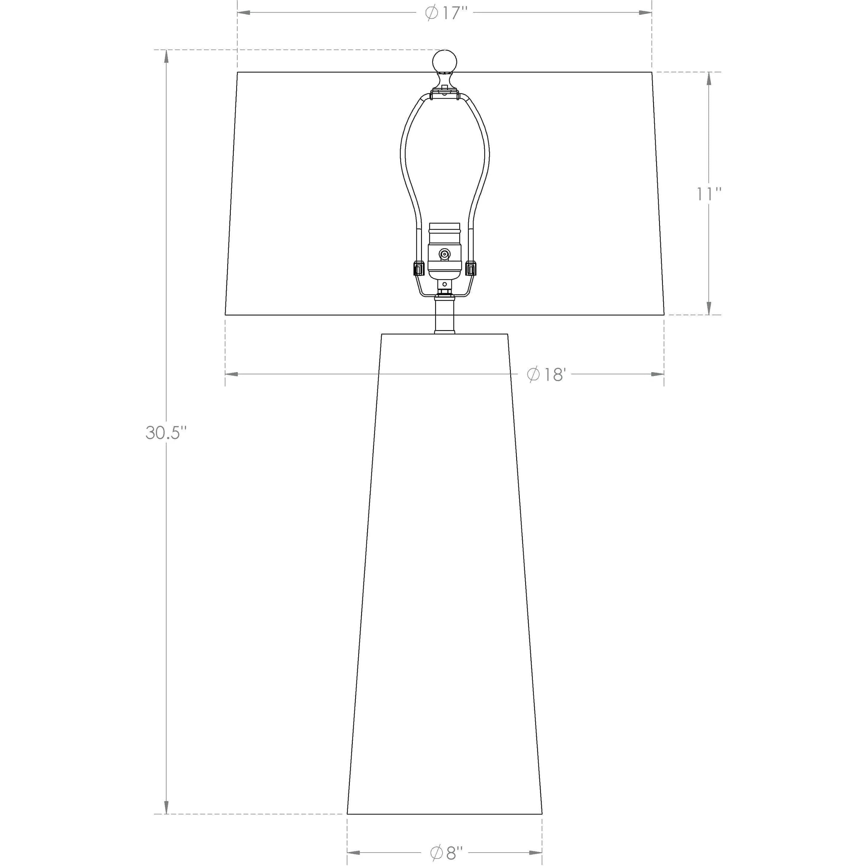 Mitzi - Annabelle Table Lamp - HL766201-AGB/CGI - Canada Light Shop