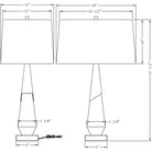 Flow Decor - April Table Lamp - 4367 - Canada Light Shop