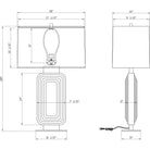 Flow Decor - Bloor Table Lamp - 4634-OWC - Canada Light Shop