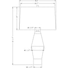 Flow Decor - Brooks Table Lamp - 3818 - Canada Light Shop