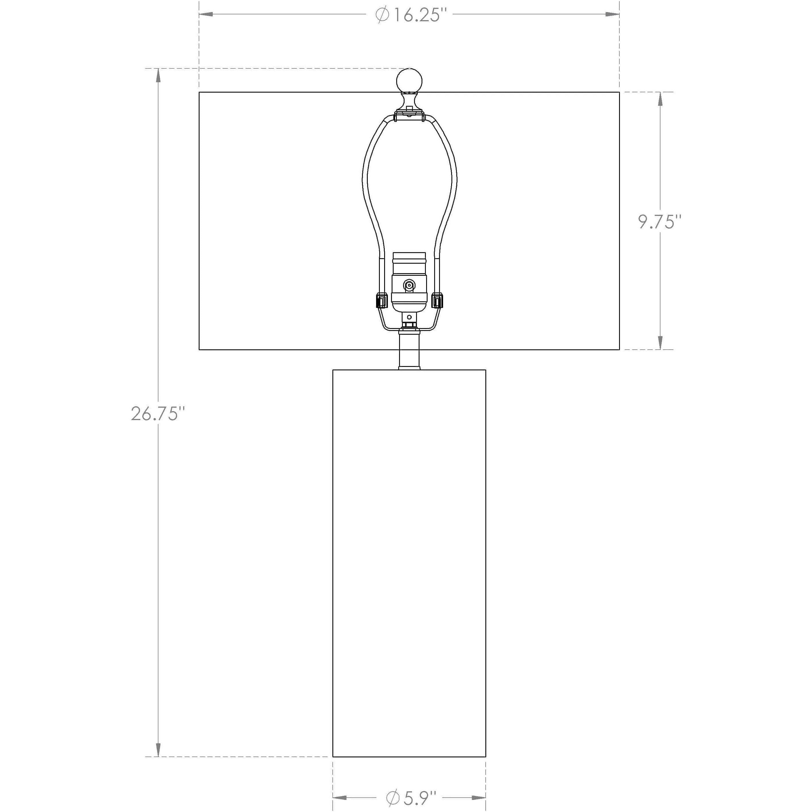 Flow Decor - Cassis Table Lamp - 3671 - Canada Light Shop