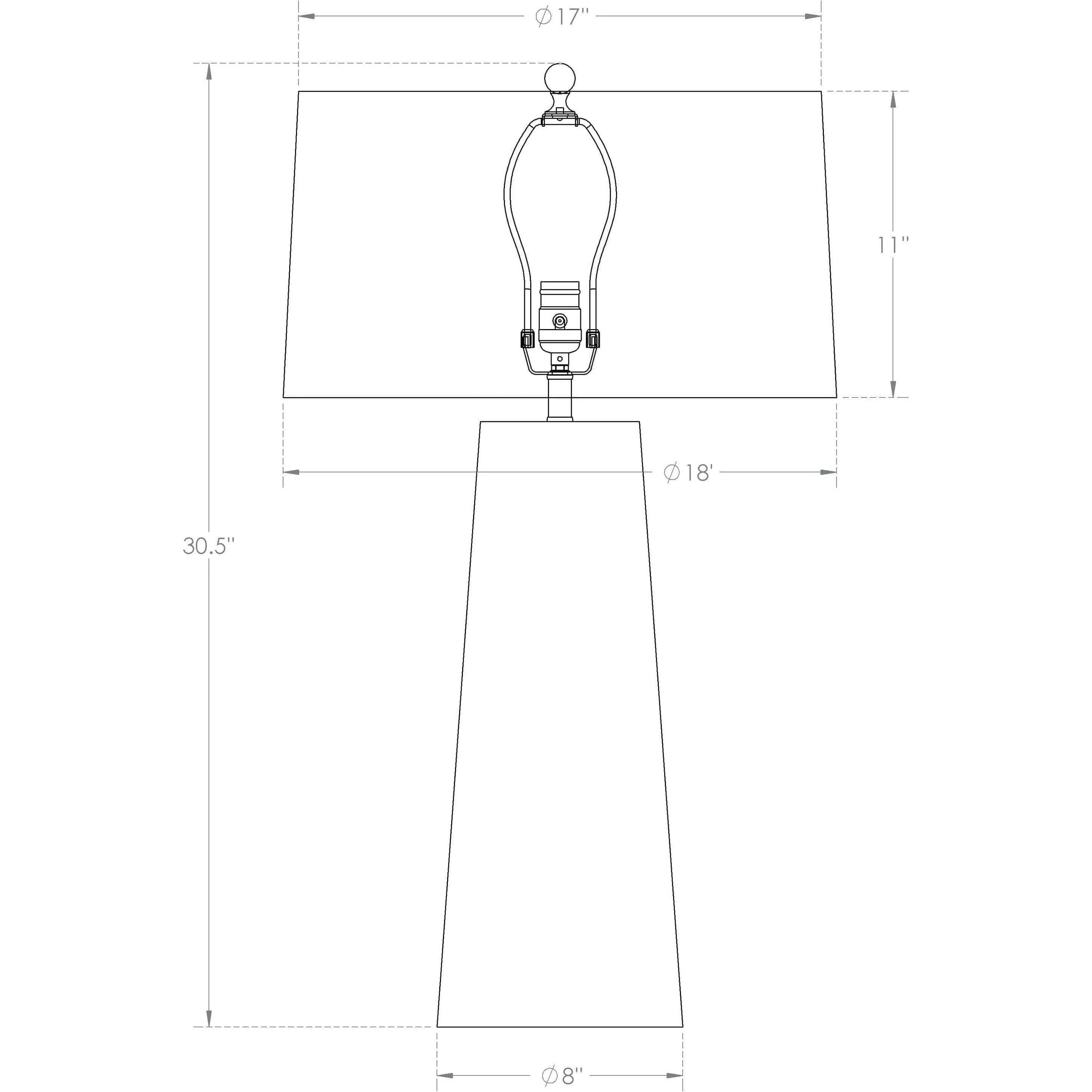Flow Decor - Charles Table Lamp - 3902 - Canada Light Shop