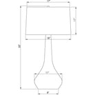The Uttermost - Dinah Table Lamp - 27518 - Canada Light Shop