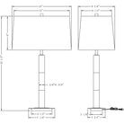 Flow Decor - Elm Table Lamp - 3637 - Canada Light Shop