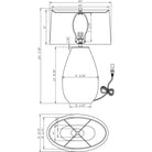 Flow Decor - Gable Table Lamp - 4621-OWL - Canada Light Shop