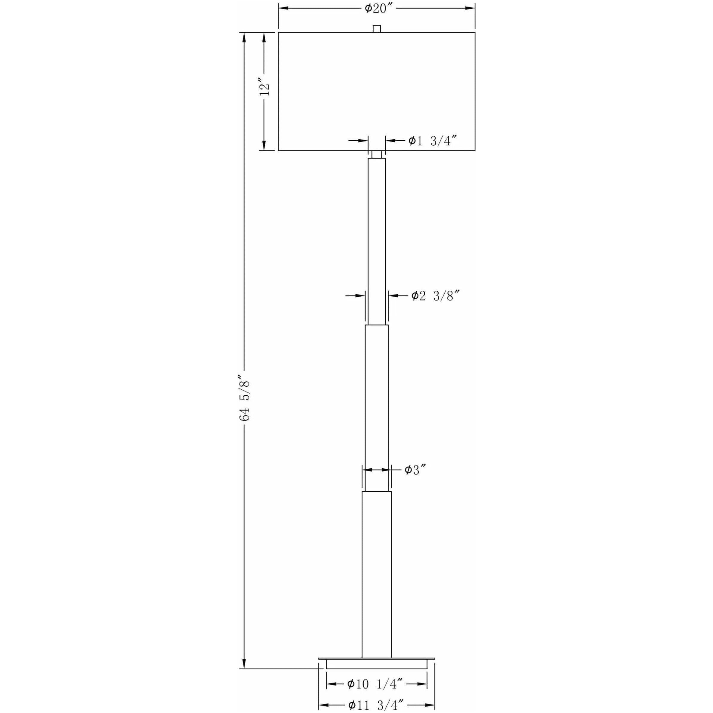 Flow Decor - Hailey Floor Lamp - 3980 - Canada Light Shop
