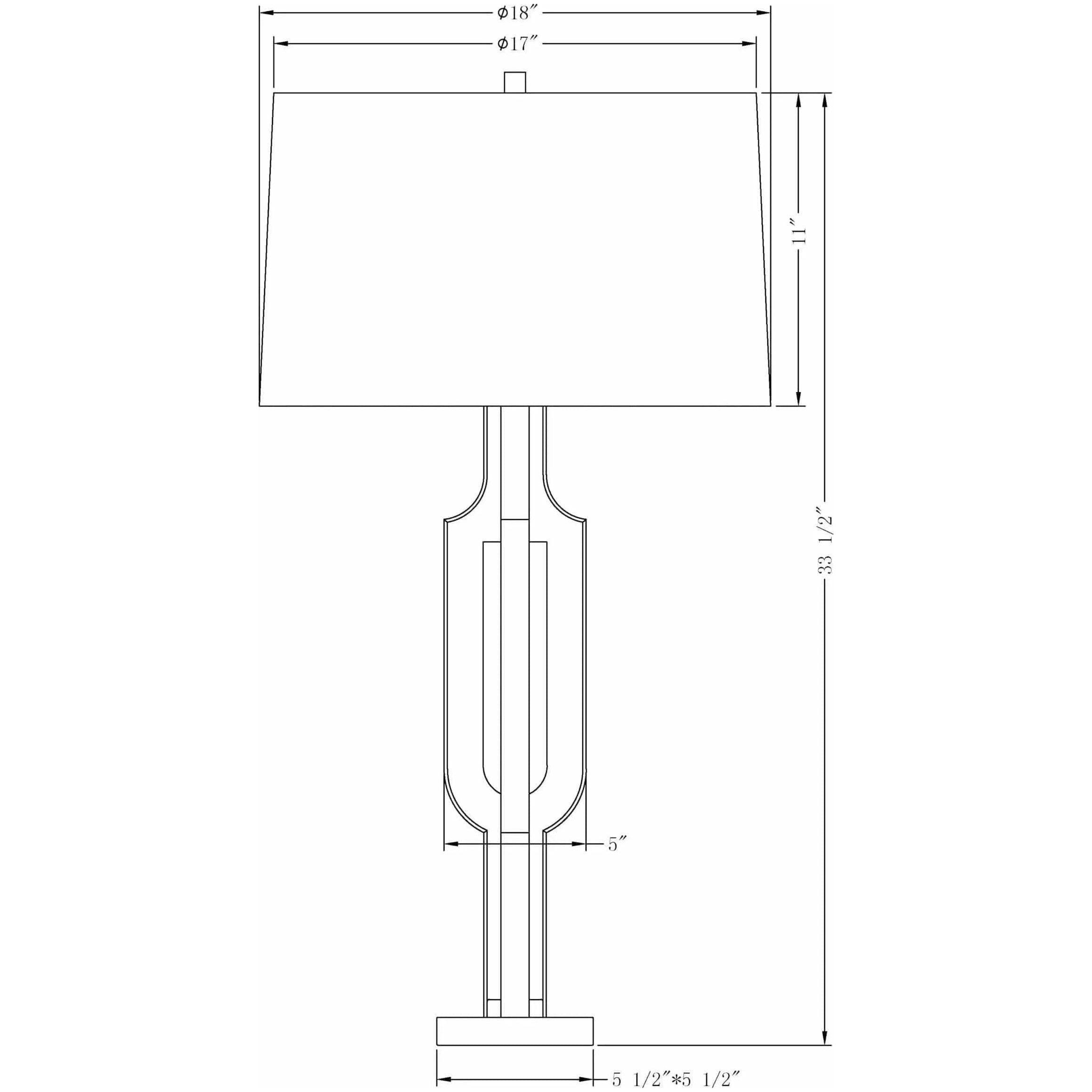 Flow Decor - Homer Table Lamp - 4043 - Canada Light Shop