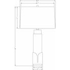 Flow Decor - Huxley Table Lamp - 4050 - Canada Light Shop