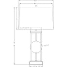 Flow Decor - Locust Table Lamp - 3700 - Canada Light Shop