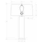 Flow Decor - Miranda Table Lamp - 4510 - Canada Light Shop