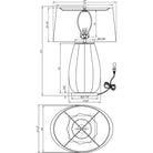 Flow Decor - Nadia Table Lamp - 4619-OWL - Canada Light Shop
