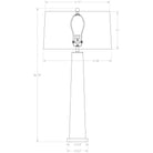 Flow Decor - Penelope Table Lamp - 3951 - Canada Light Shop
