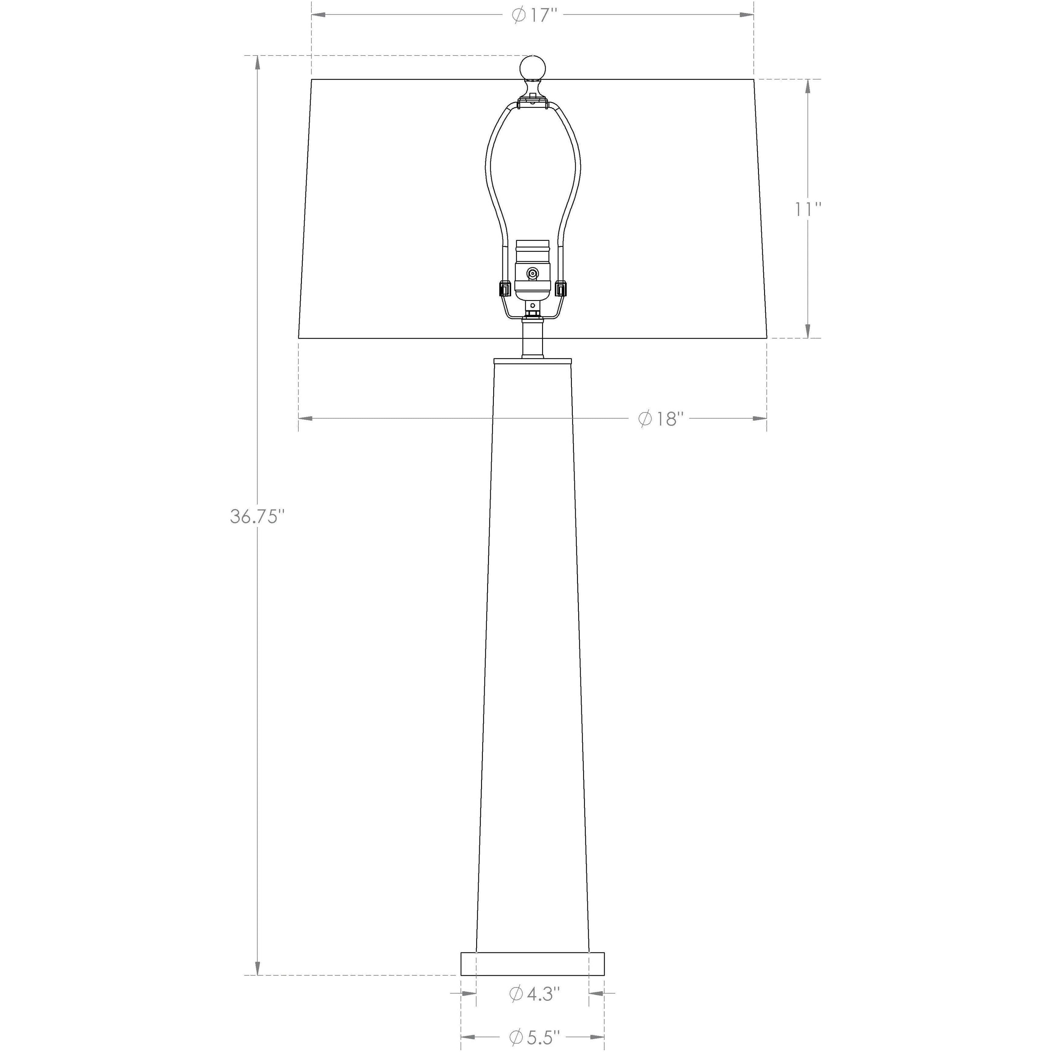 Flow Decor - Penelope Table Lamp - 3951 - Canada Light Shop