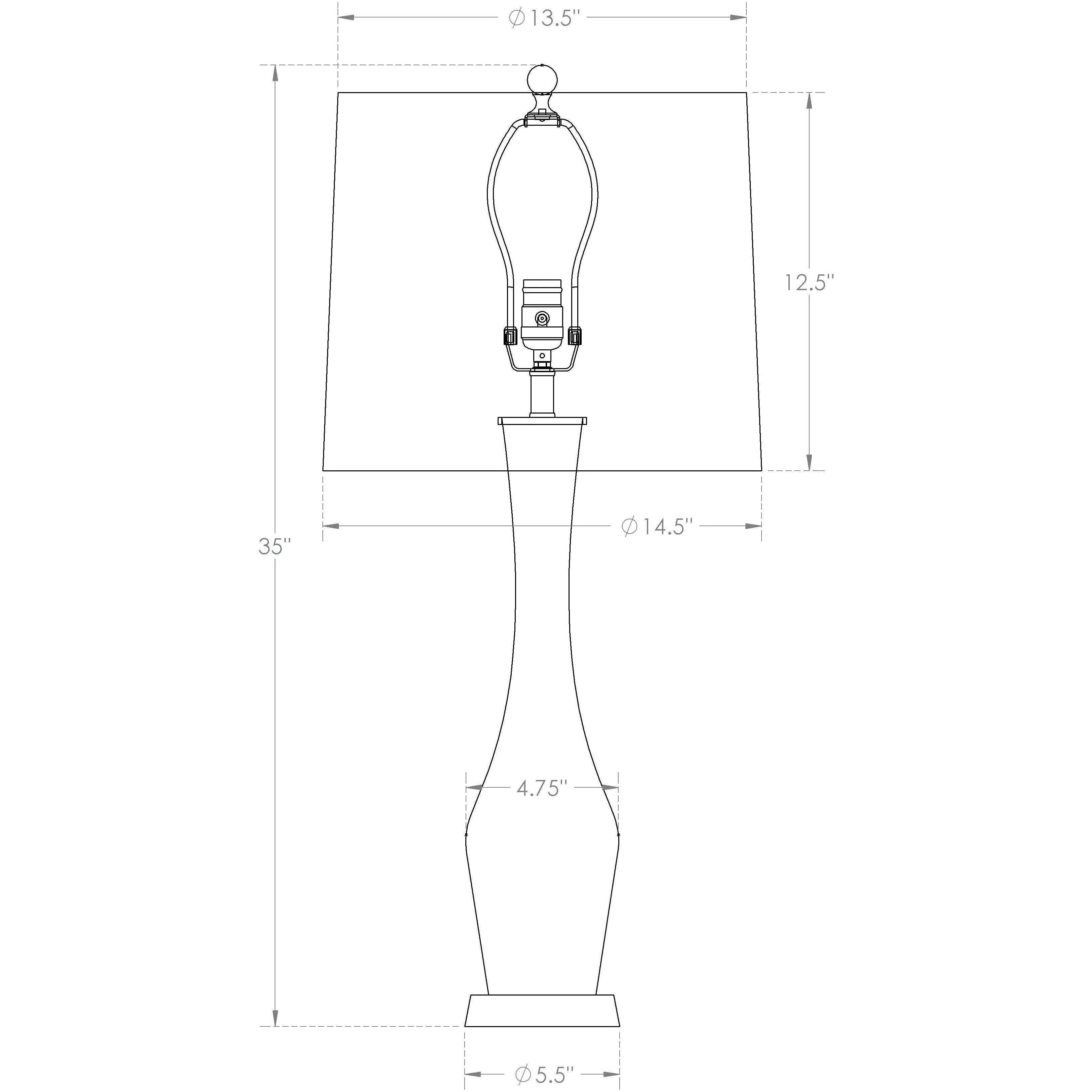 Flow Decor - Roberts Table Lamp - 3772 - Canada Light Shop